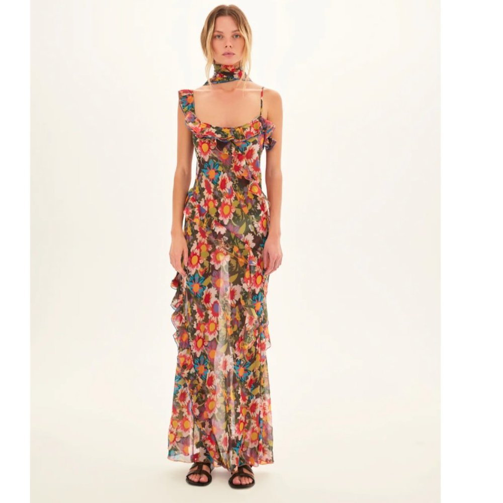 SIEDRES Monica Ruffled Dress